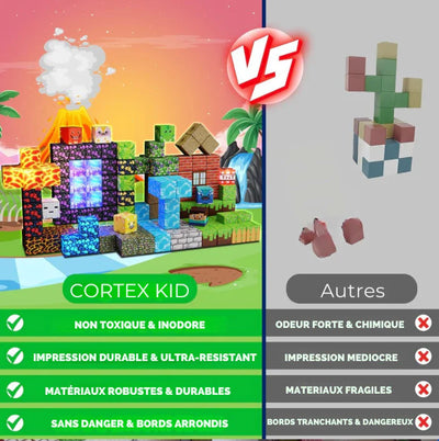 Et si ton enfant construisait SON monde pixelisé... sans écran ?
