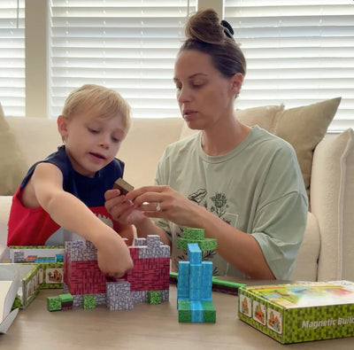 Et si ton enfant construisait SON monde pixelisé... sans écran ?