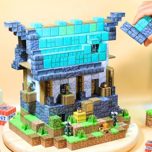 Et si ton enfant construisait SON monde pixelisé... sans écran ?
