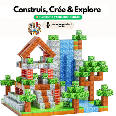 Et si ton enfant construisait SON monde pixelisé... sans écran ?